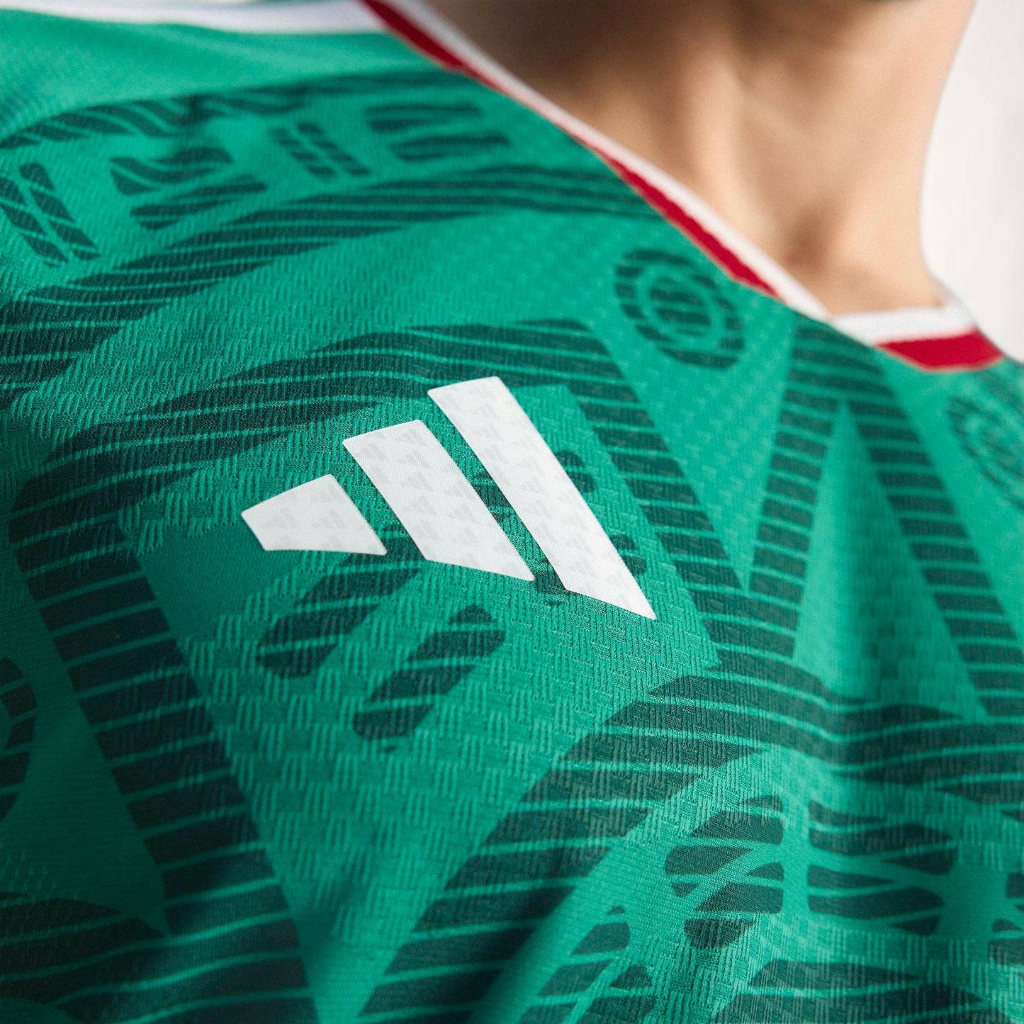 adidas Mexico 26 Authentic Home Jersey | Bold Green | Men's