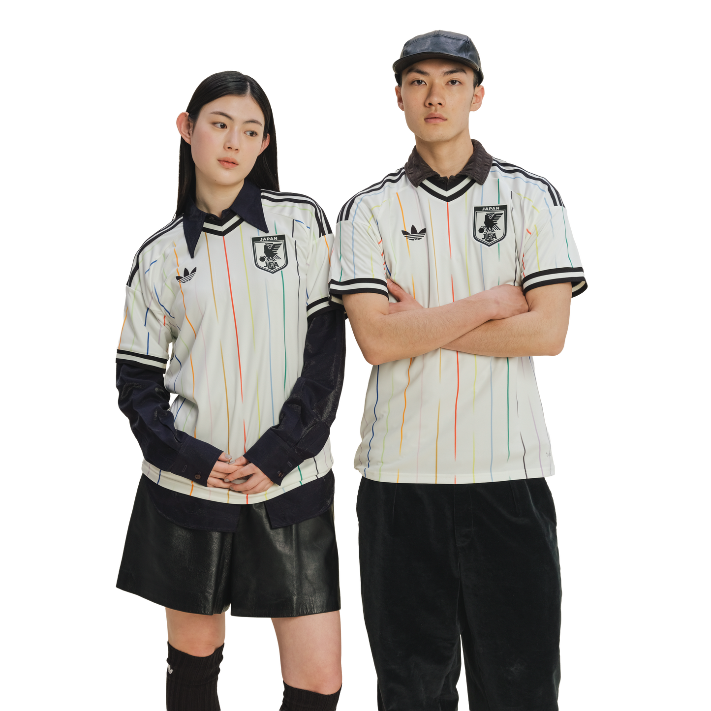 adidas Japan 26 Away Jersey | Off White / Black | Men's