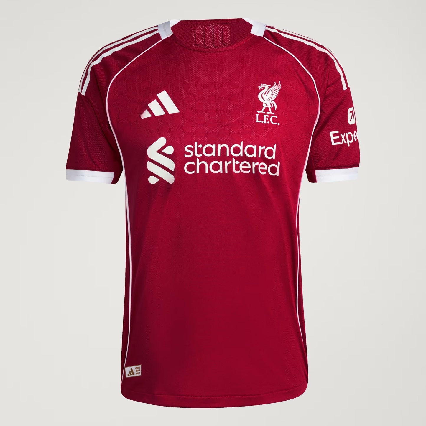adidas Liverpool FC 25/26 Home Authentic Jersey | Red-White | Men's