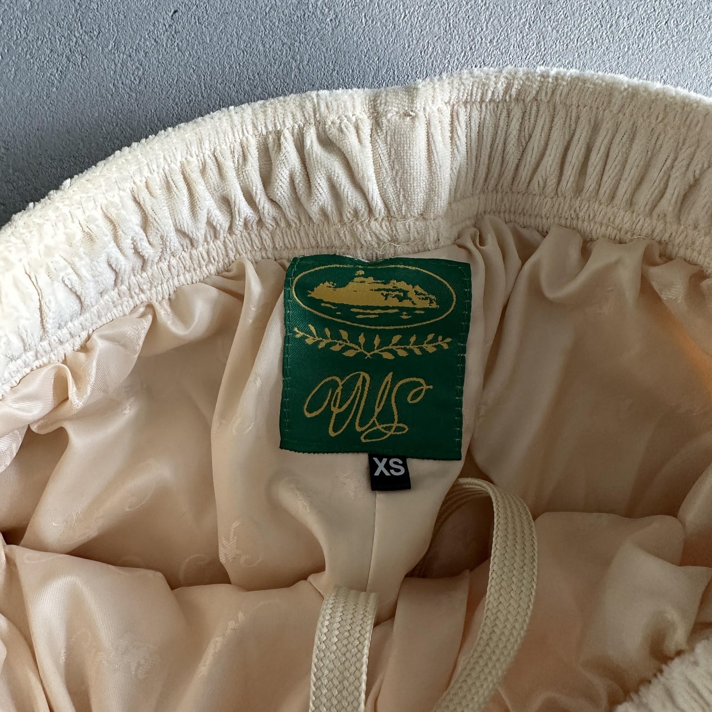 Corteiz Velvet Pant Cream