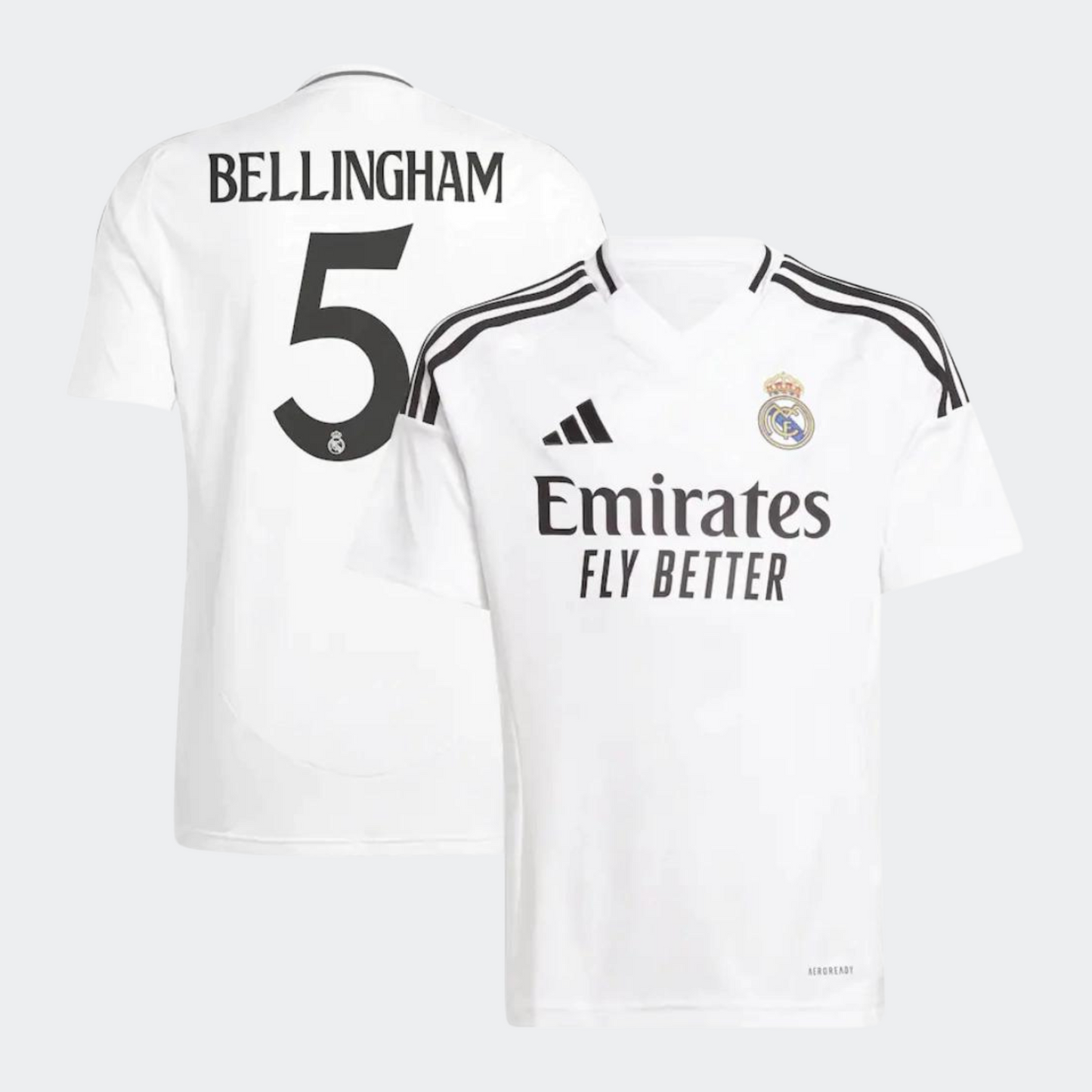 adidas Real Madrid Jude Bellingham  24/25 Home Jersey | Men's