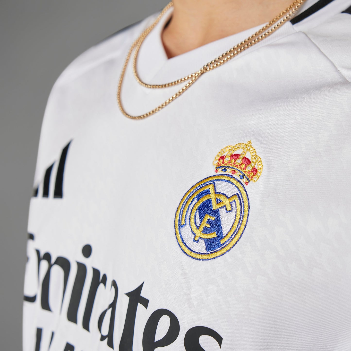 adidas Real Madrid 24/25 Long Sleeve Home Jersey | Men's