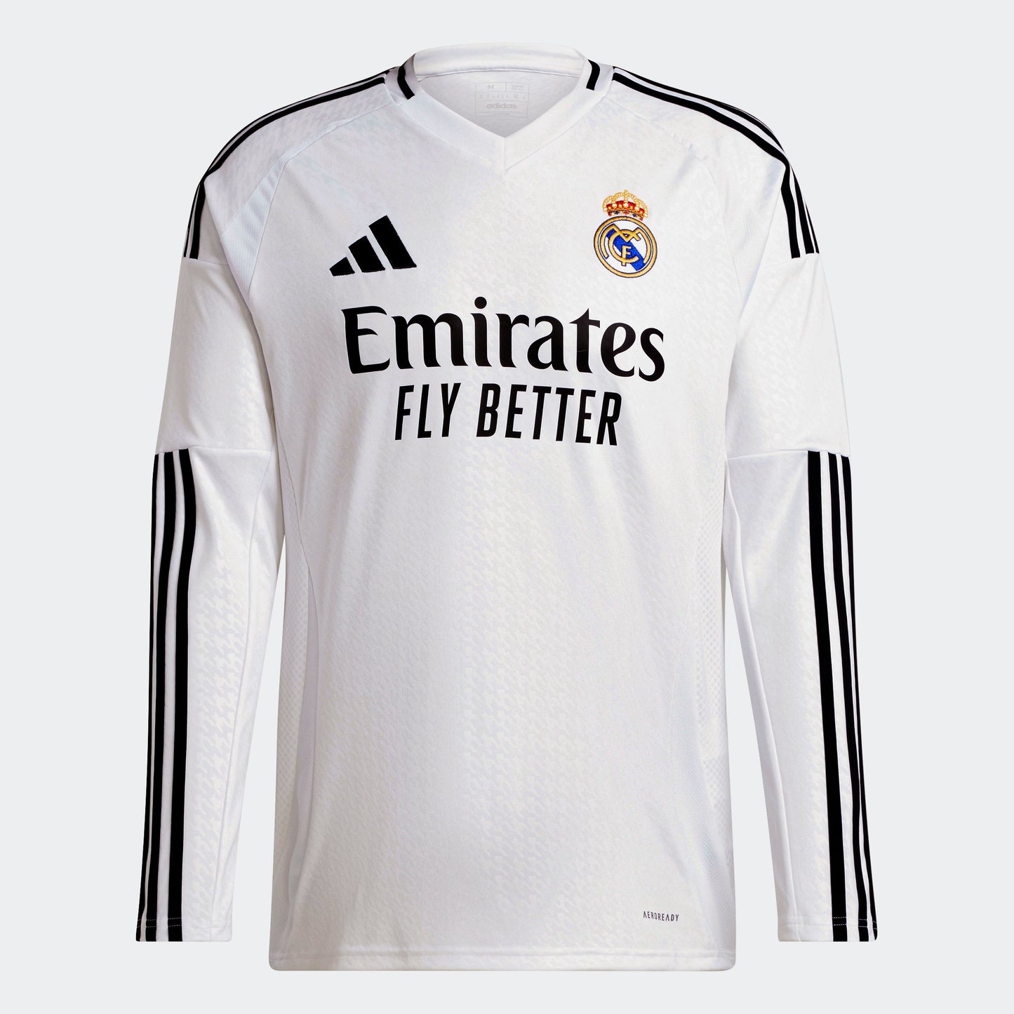 adidas Real Madrid 24/25 Long Sleeve Home Jersey | Men's