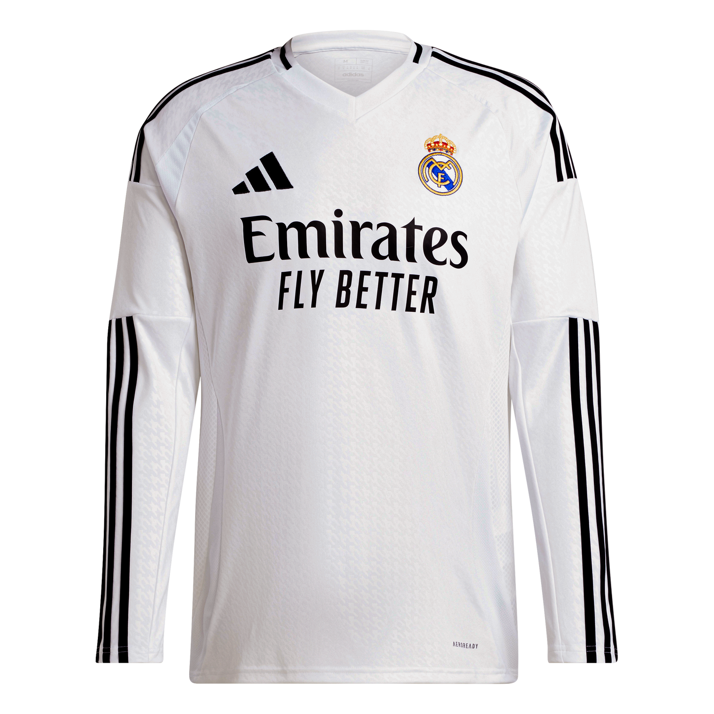 adidas Real Madrid 24/25 Long Sleeve Home Jersey | Men's