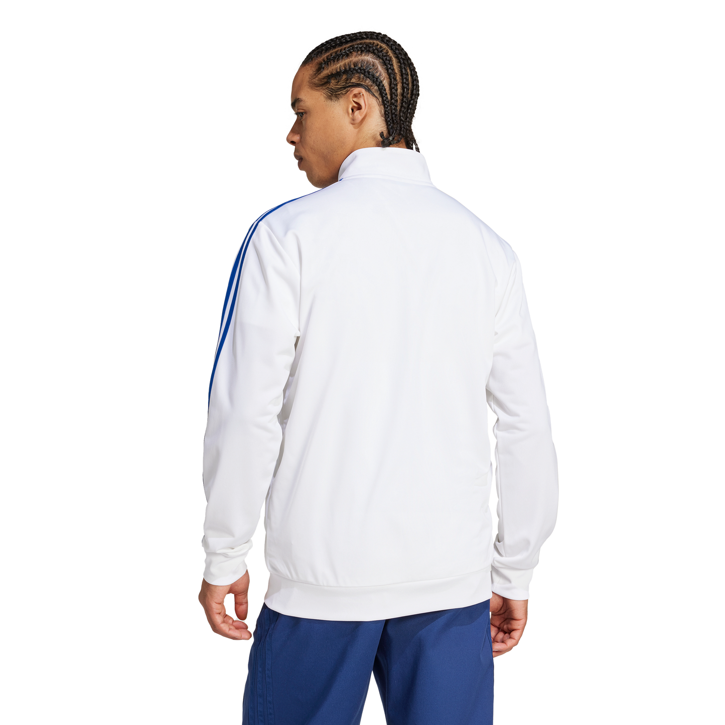 adidas Real Madrid DNA Track Top | White / Royal Blue | Men's