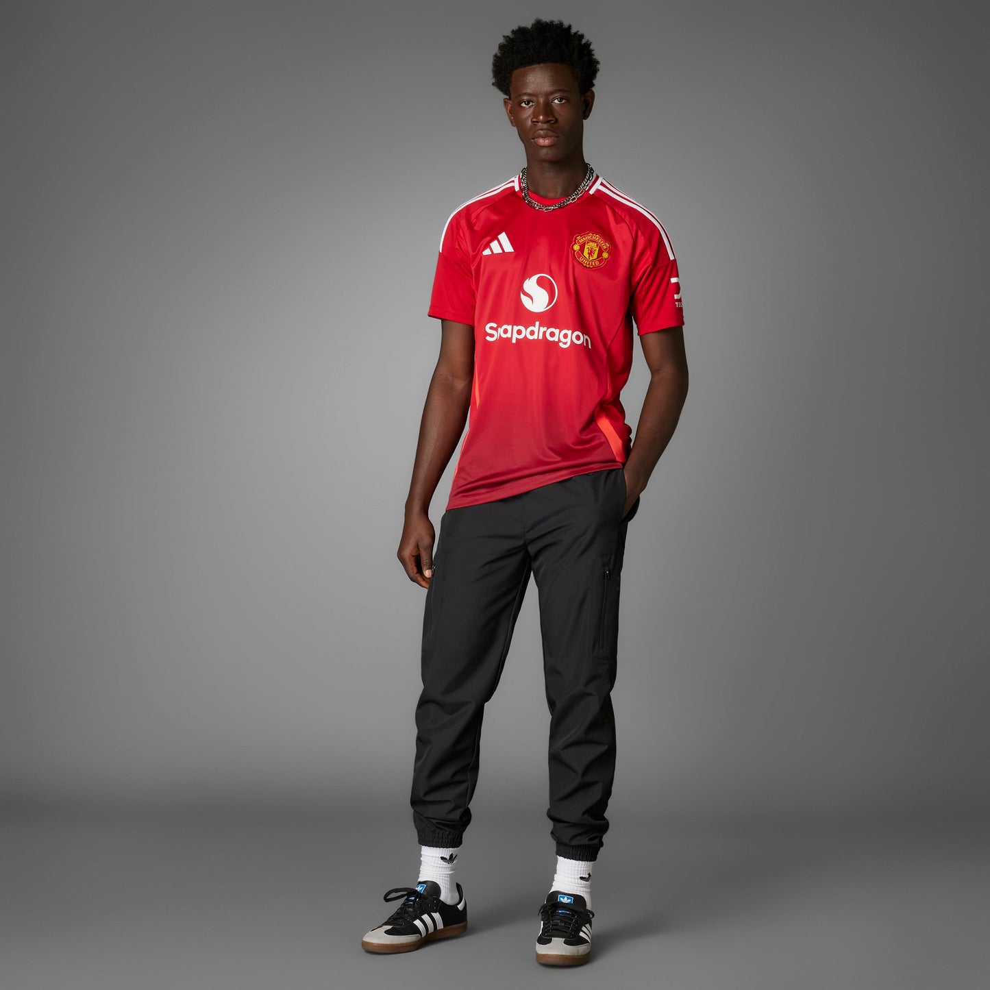 adidas MANCHESTER UNITED 24/25 Home Jersey | MUFC Red | Men's