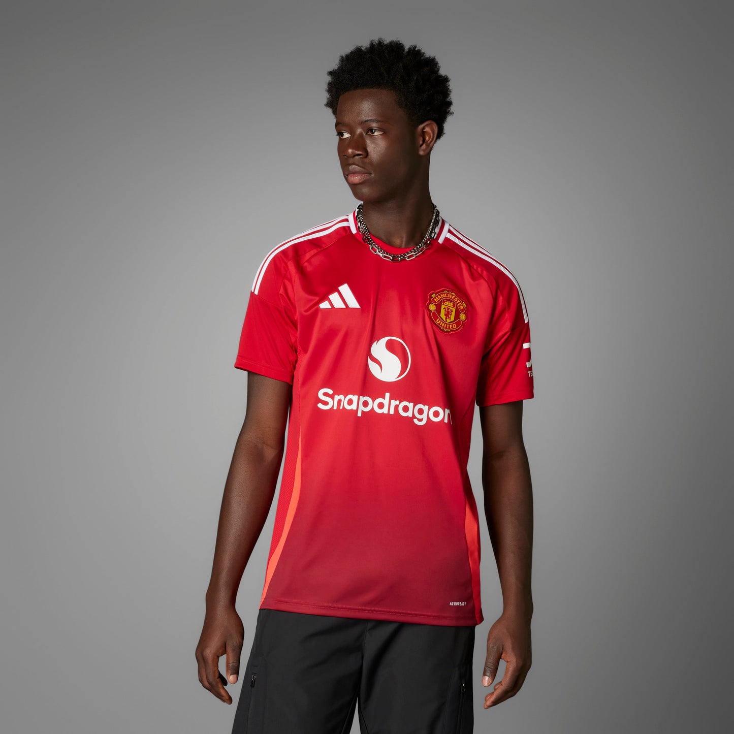 adidas MANCHESTER UNITED 24/25 Home Jersey | MUFC Red | Men's