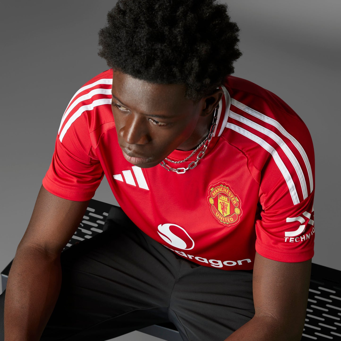 adidas MANCHESTER UNITED 24/25 Home Jersey | MUFC Red | Men's