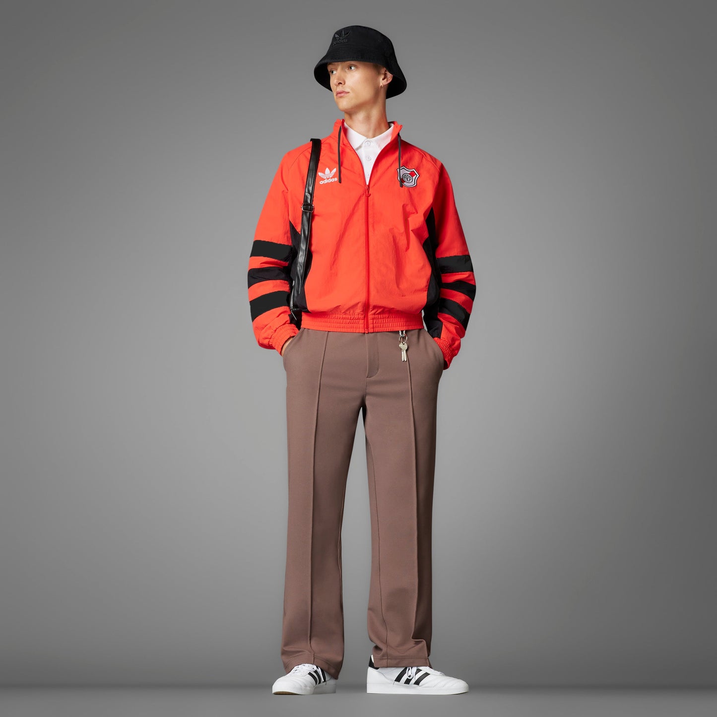 adidas RIVER PLATE 1994 Track Top | Red-Black | Men's