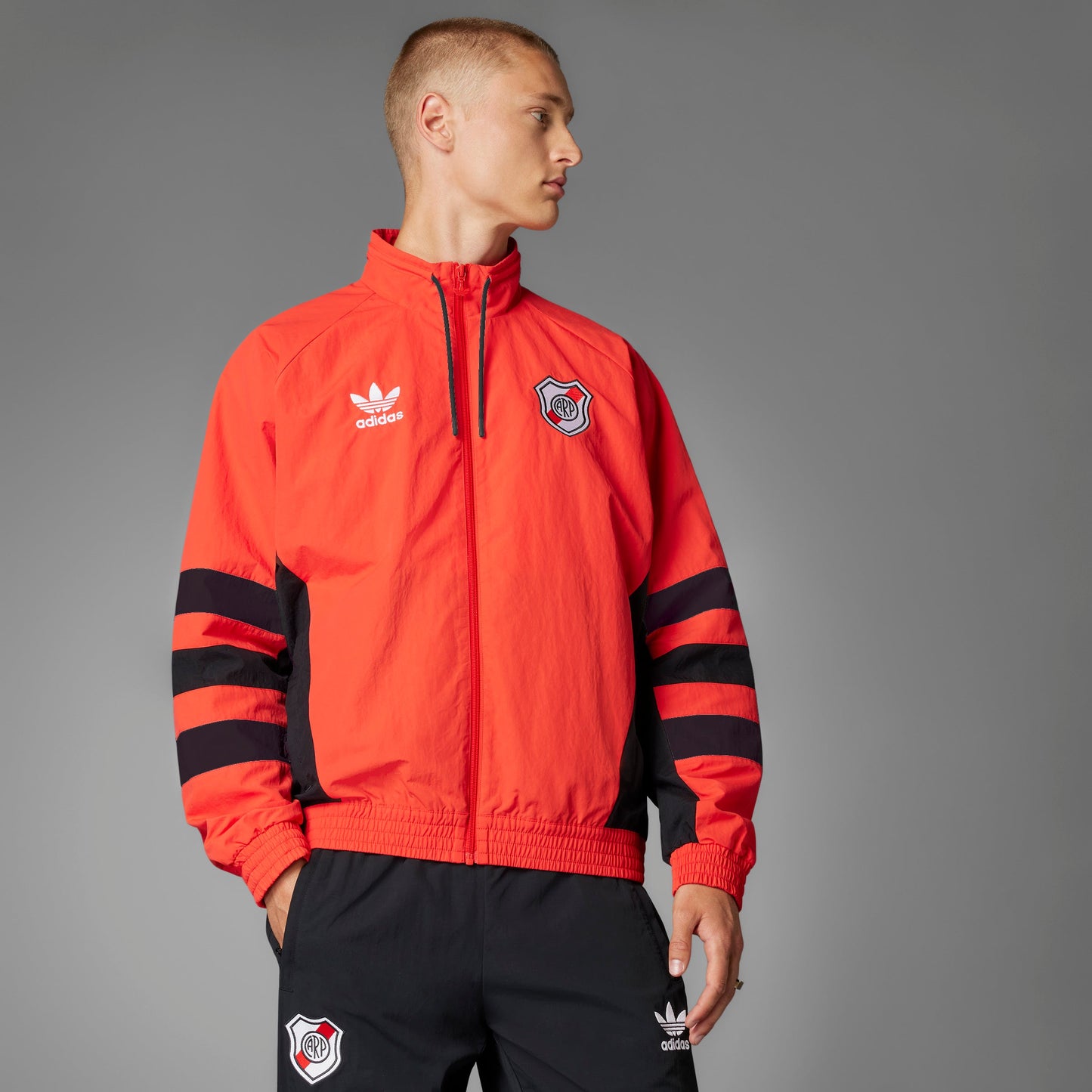 adidas RIVER PLATE 1994 Track Top | Red-Black | Men's