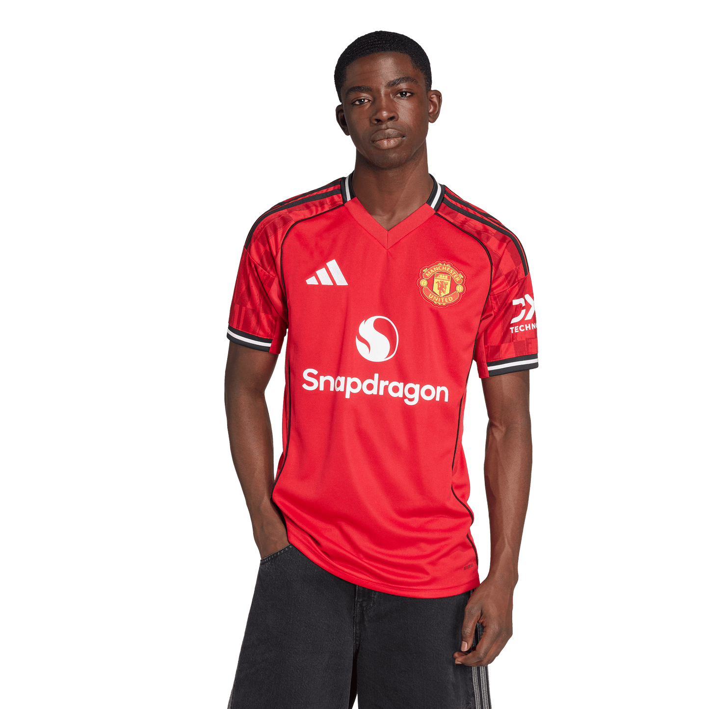 adidas MANCHESTER UNITED 25/26 HOME Soccer Jersey | MUFC Red | Men's