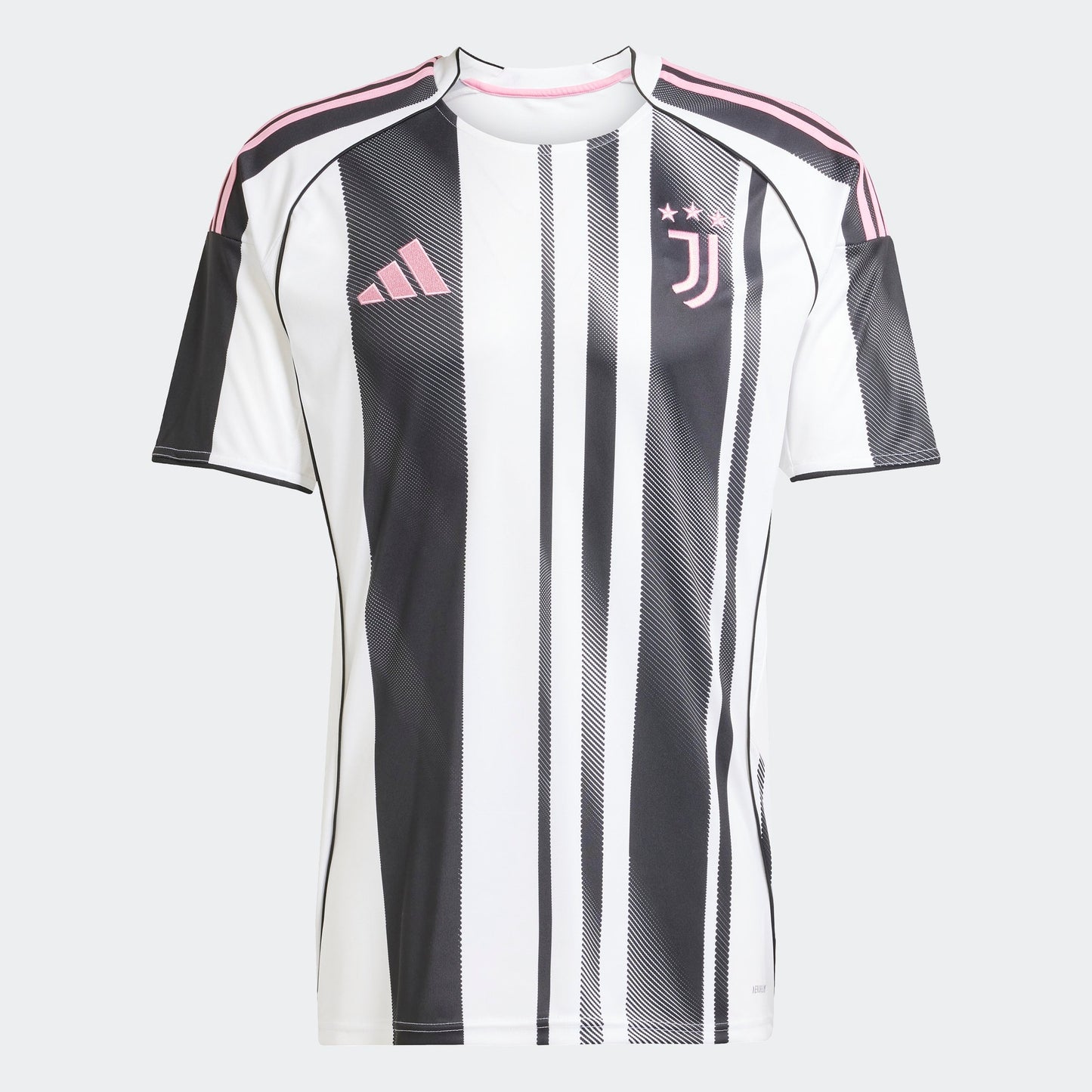 adidas JUVENTUS 25/26 HOME Soccer Jersey | White-Black-Pink | Men's
