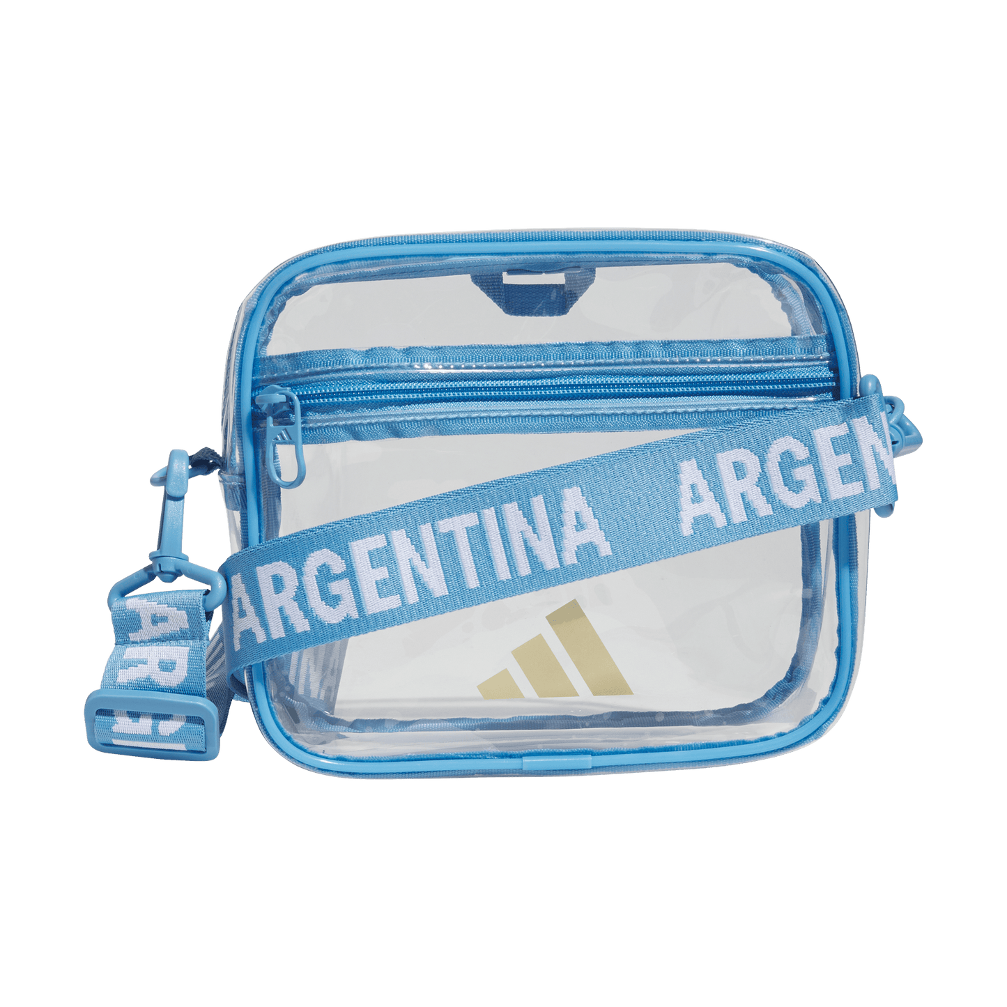 adidas Argentina Clear Crossbody | Light Blue / Gold Metallic