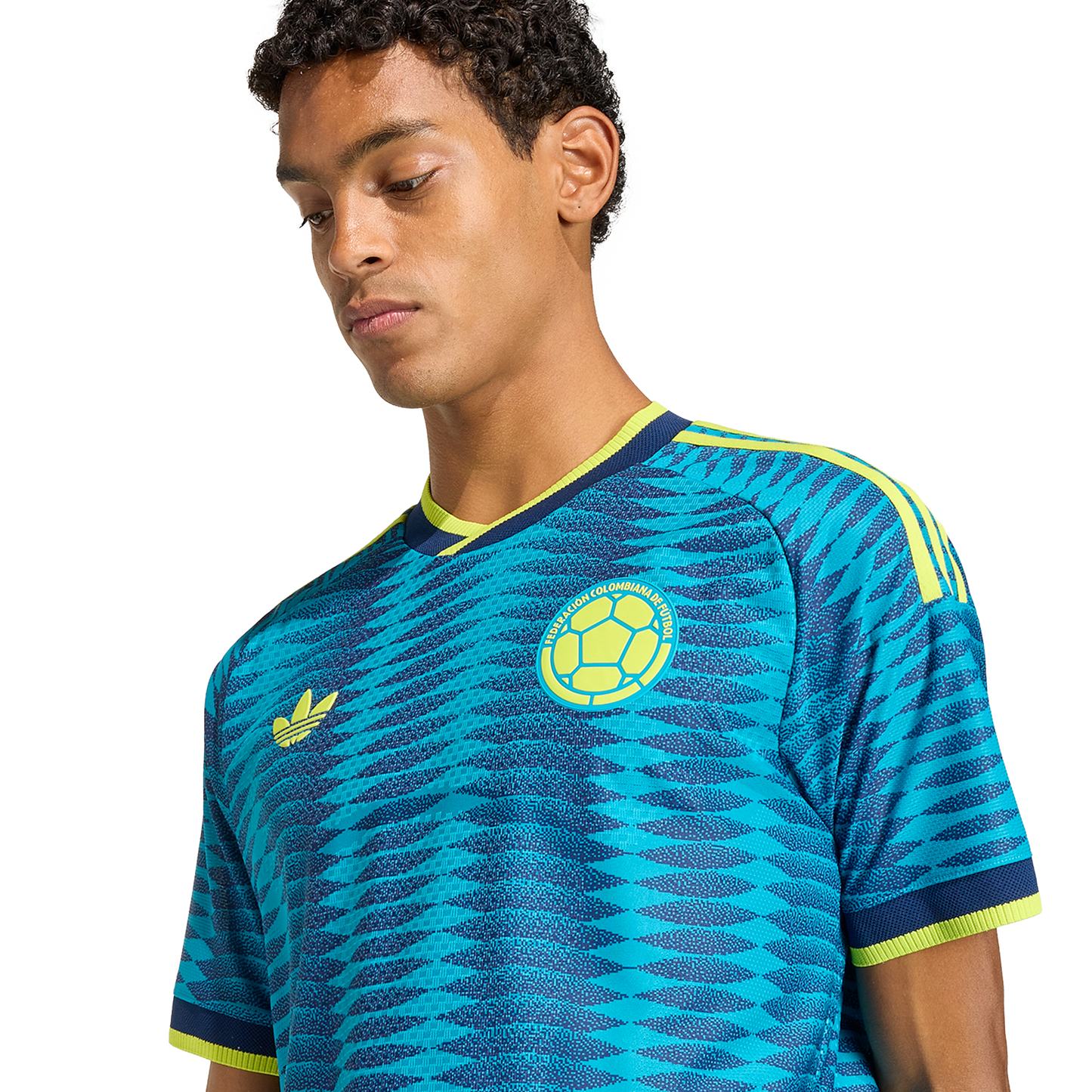 adidas Colombia 26 Away Authentic Jersey | Navy Blue/Petrol | Men's
