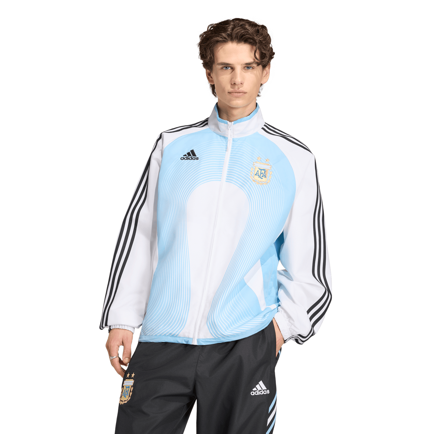 Argentina Home Track Top 2006 | Light Blue/White | Men's