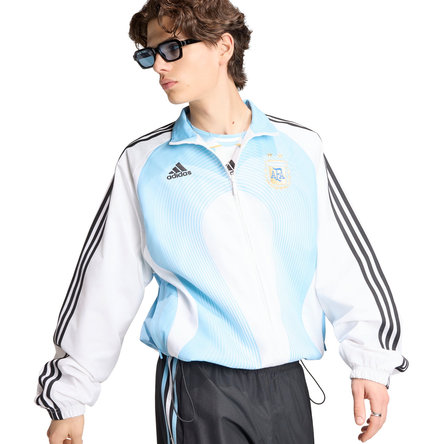 Argentina Home Track Top 2006 | Light Blue/White | Men's