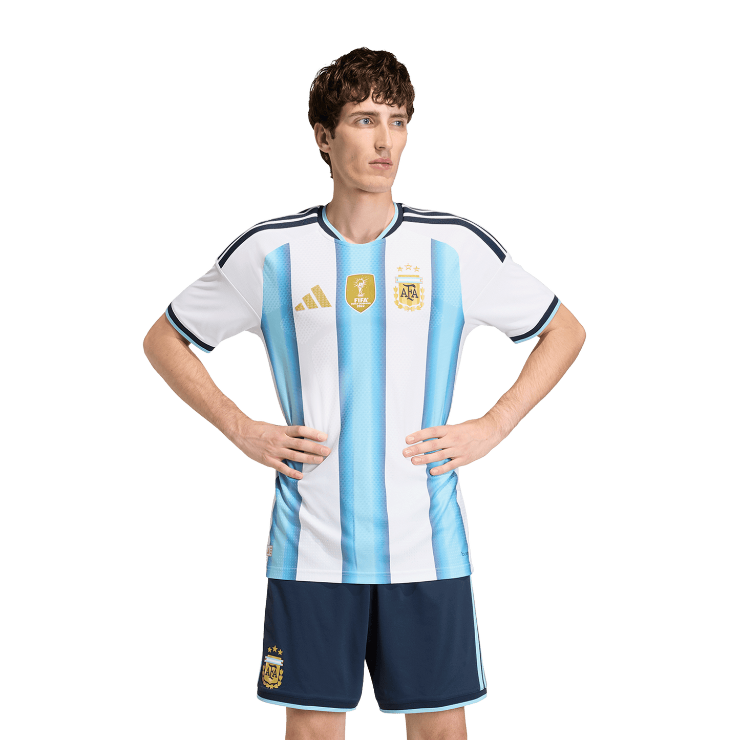 adidas Argentina 26 Authentic Home Jersey | Ice Blue/White | Men's