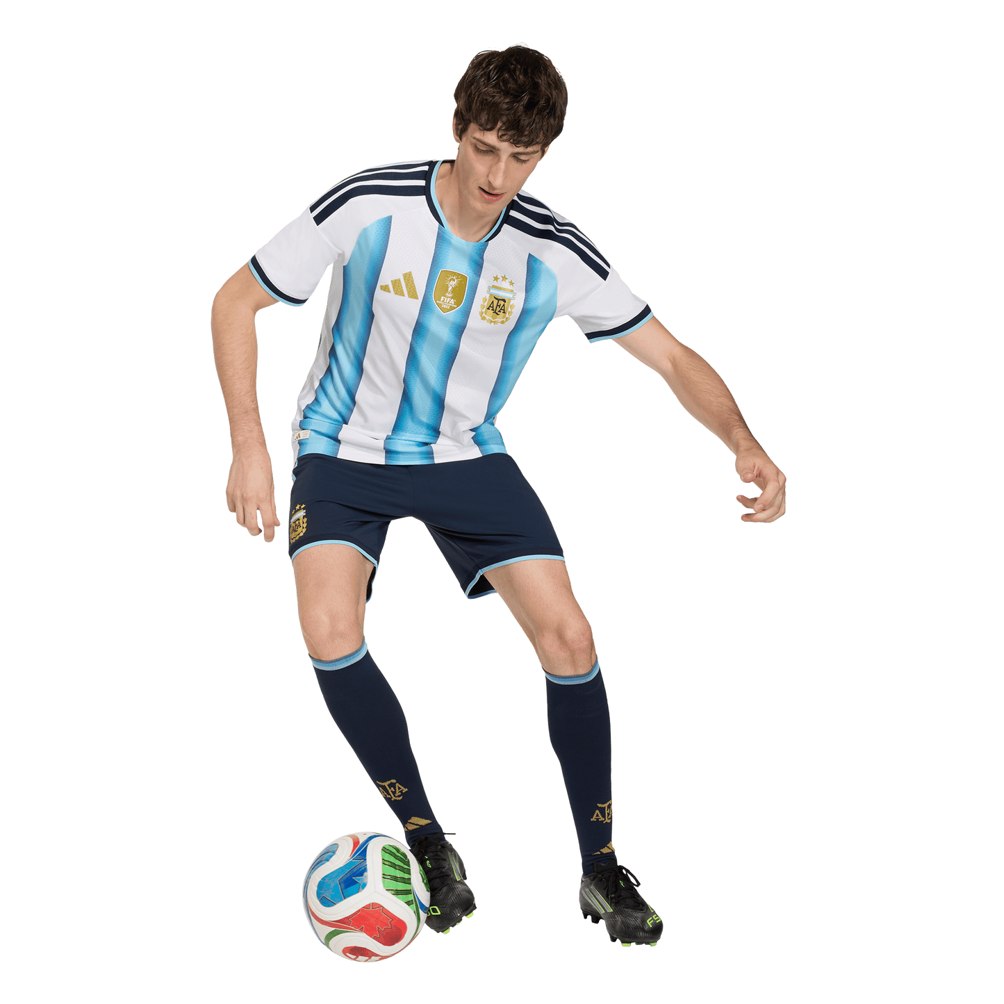 adidas Argentina 26 Authentic Home Jersey | Ice Blue/White | Men's