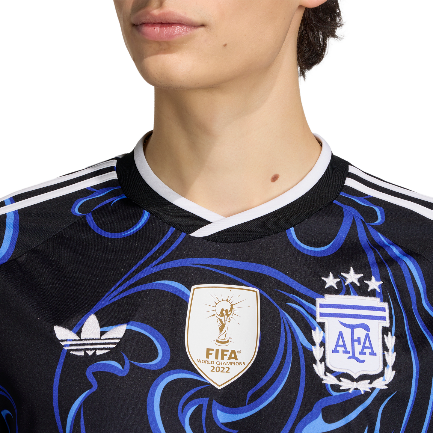 adidas Argentina 26 Away Jersey | Black/Lucid Blue | Men's