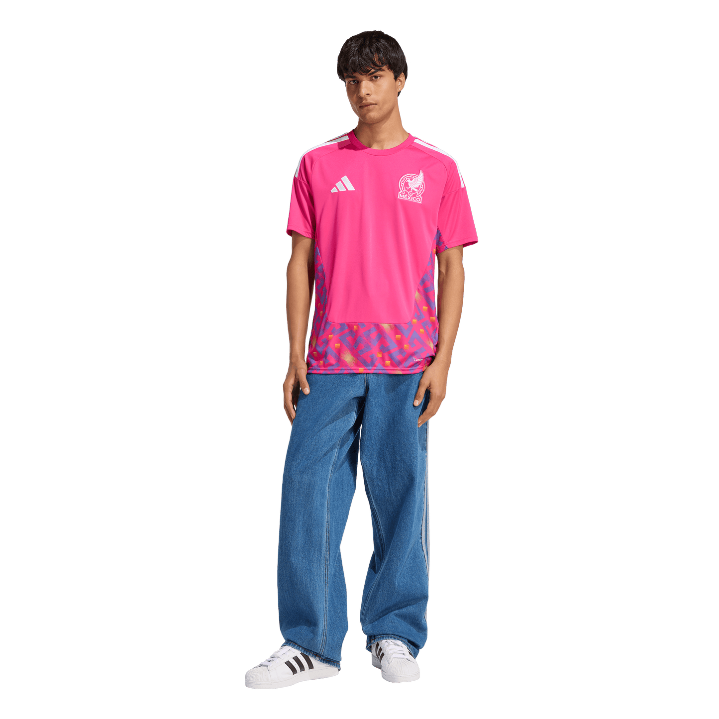 adidas Mexico 26 Home Goalkeeper Jersey | Team Real Magenta | Men's