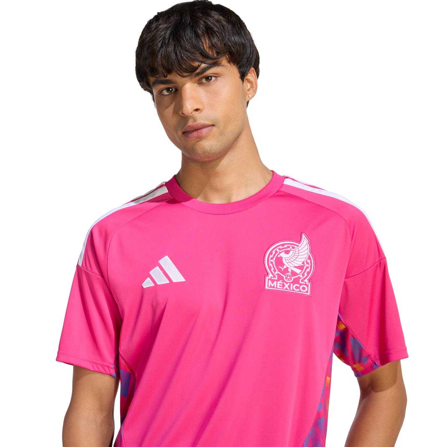 adidas Mexico 26 Home Goalkeeper Jersey | Team Real Magenta | Men's