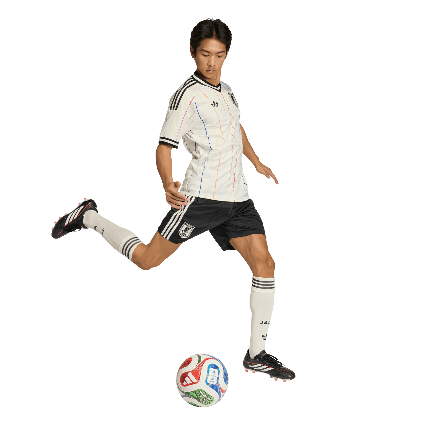 adidas Japan 26 Away Jersey | Off White / Black | Men's