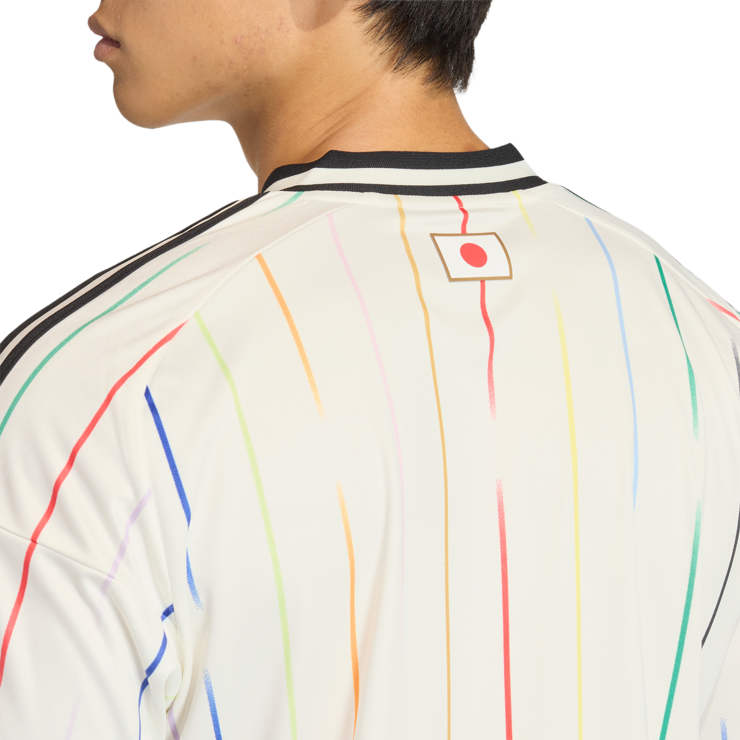 adidas Japan 26 Away Jersey | Off White / Black | Men's