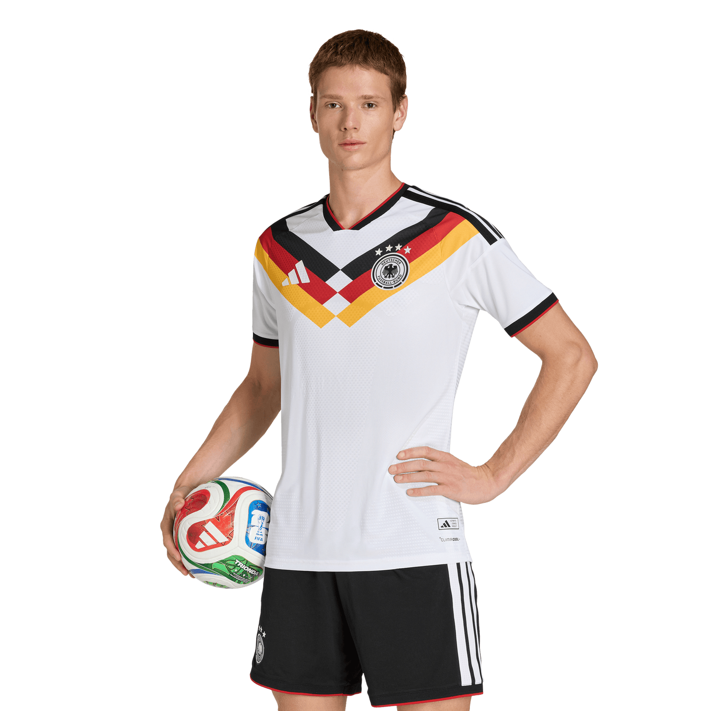 adidas Germany 26 Authentic Home Jersey | White | Men's