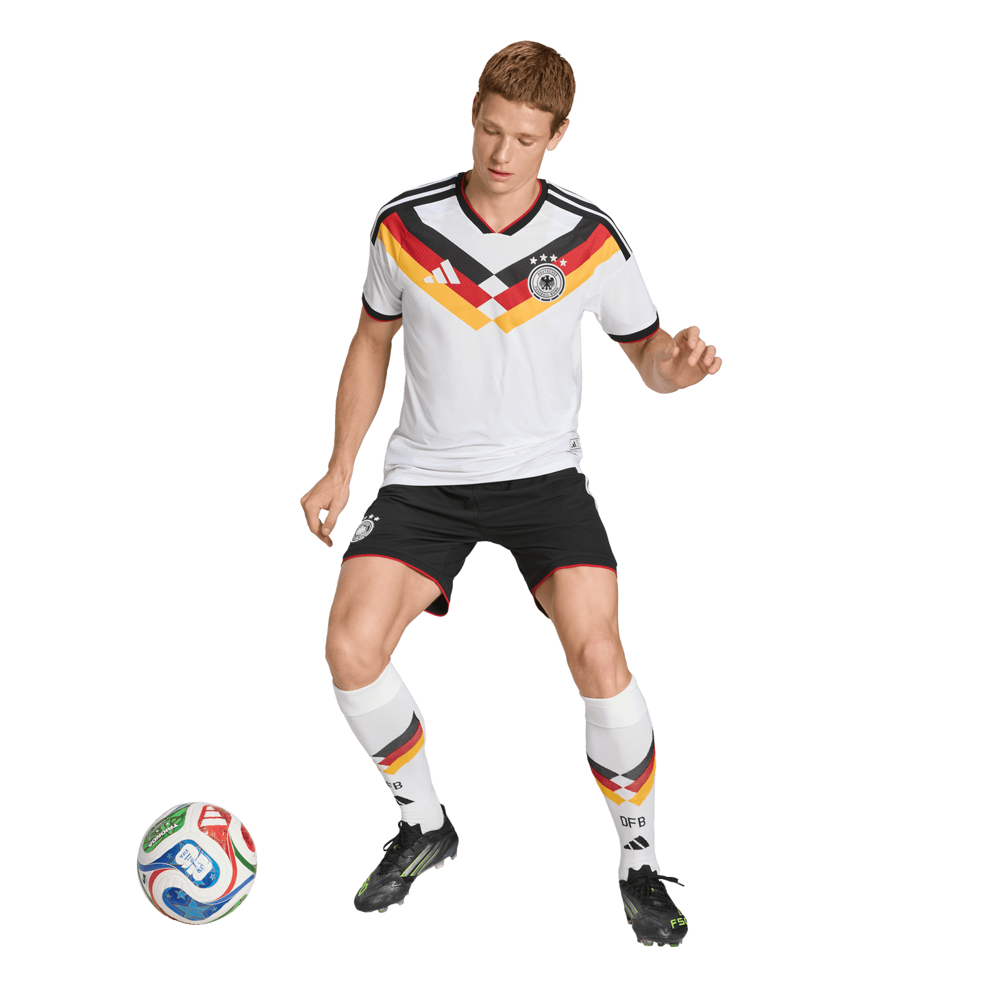 adidas Germany 26 Authentic Home Jersey | White | Men's