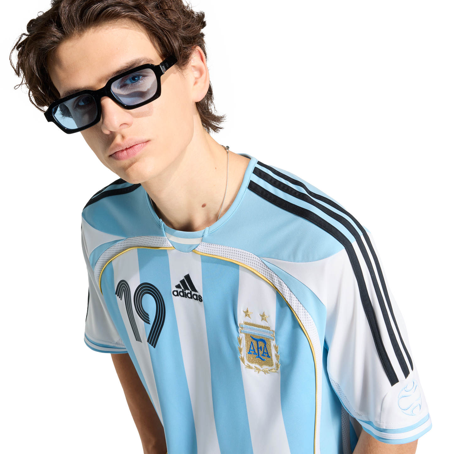 Argentina Home Jersey 2006 Messi | Light Blue / White | Men's