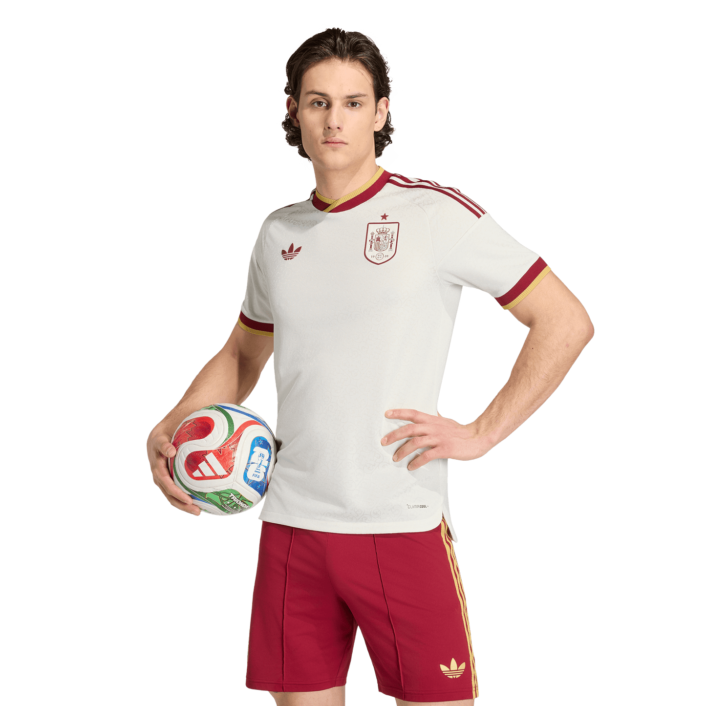 adidas Spain 26 Away Authentic Jersey | White | Men's