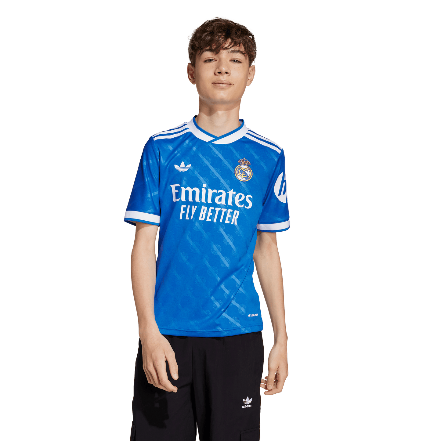 adidas Real Madrid 25/26 Third Soccer Jersey | Blue Bird | Kid's