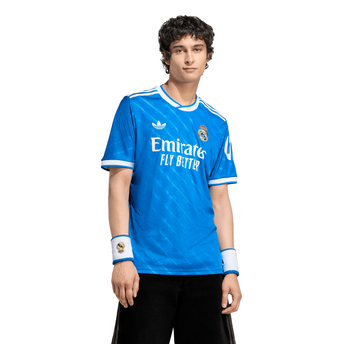 adidas Real Madrid 25/26 THIRD Soccer Jersey | Blue-White | Men's