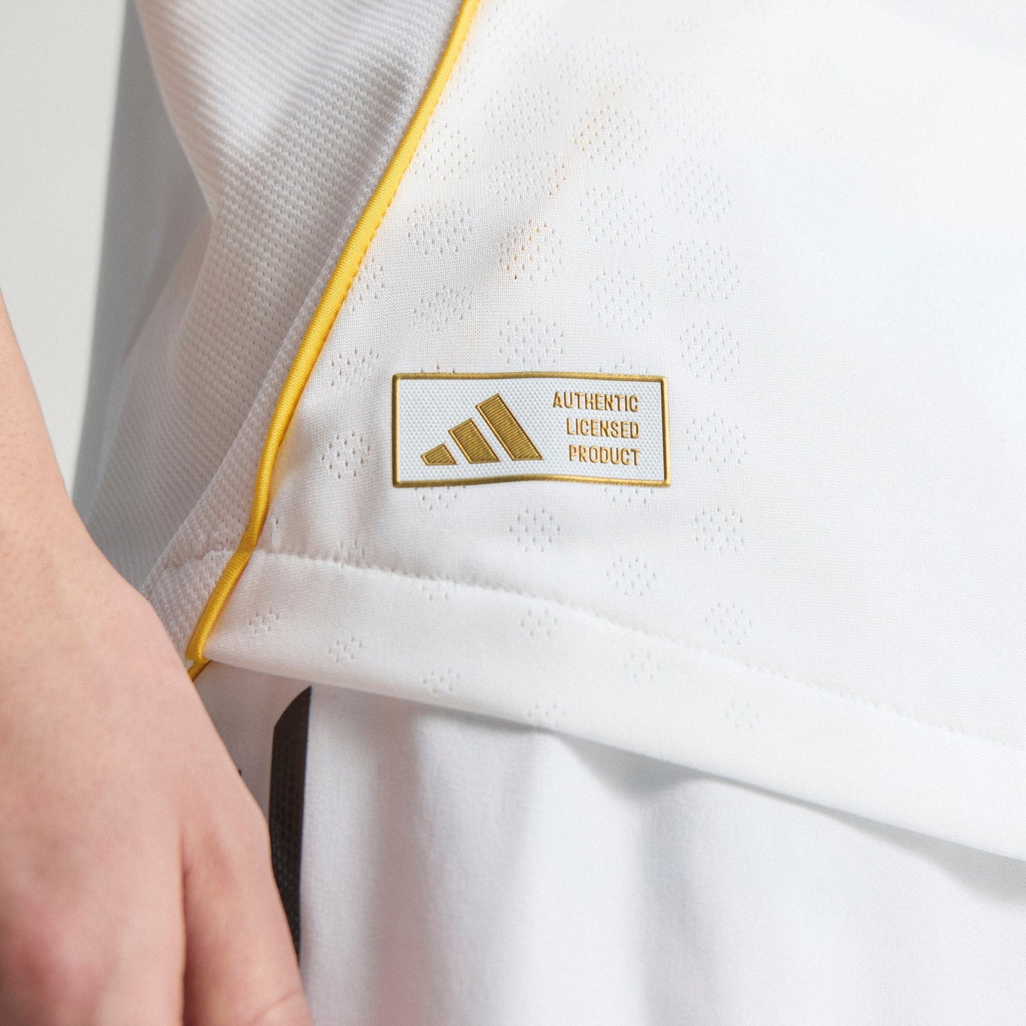 adidas REAL MADRID 25/26 Authentic Home Soccer Jersey | White | Men's