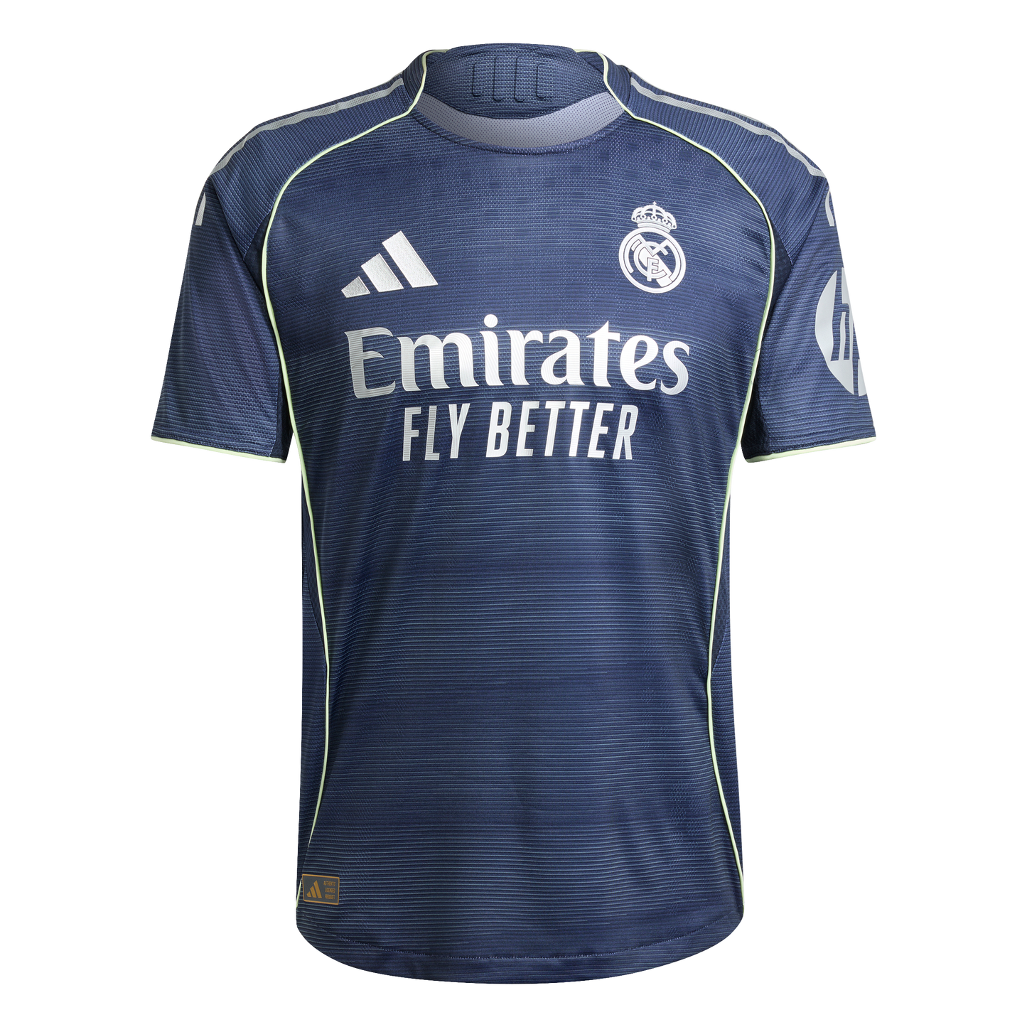 adidas Real Madrid 25/26 Away Authentic Soccer Jersey | Navy-Grey | Men's