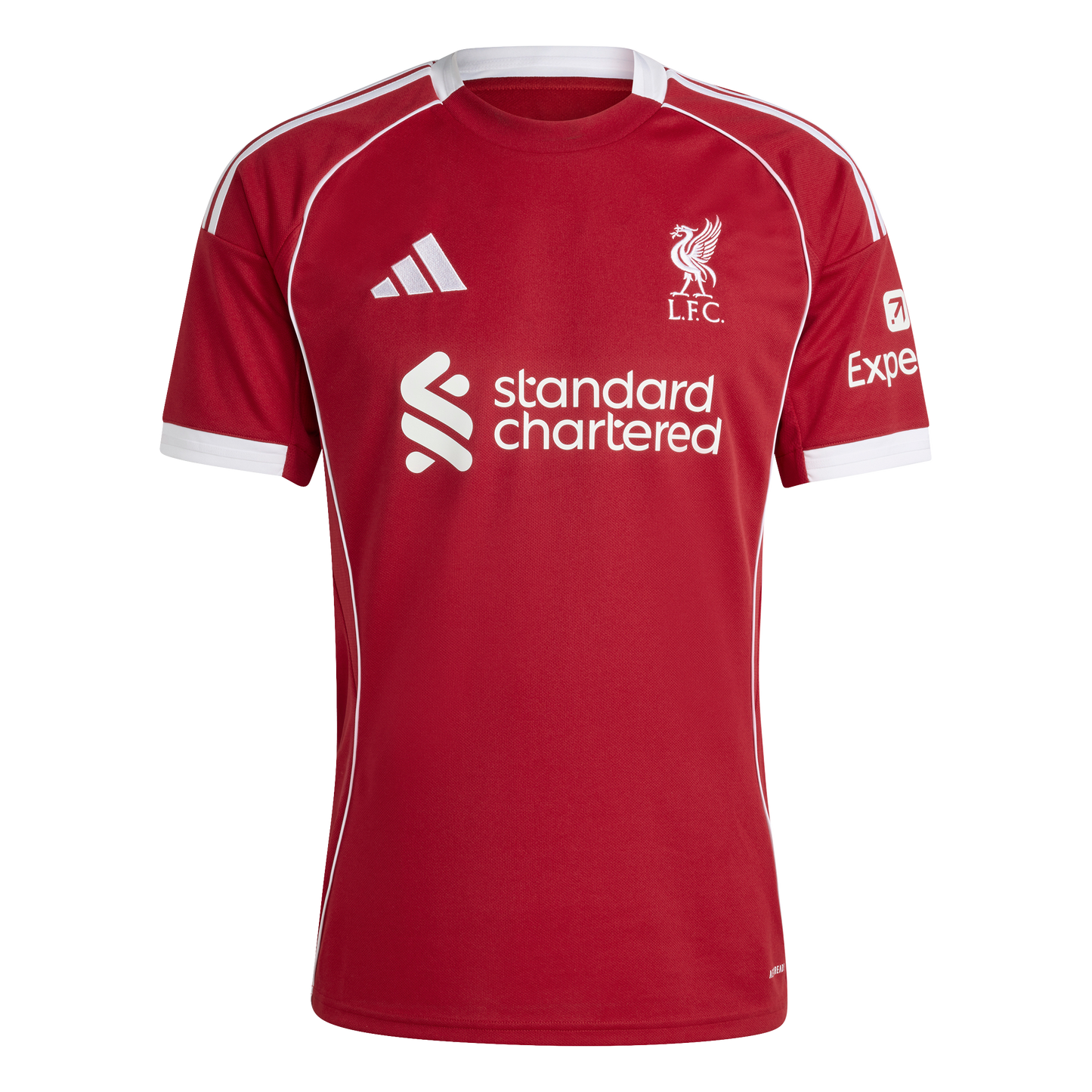 adidas Liverpool  25/26 Home Soccer Jersey | Red-White | Men's