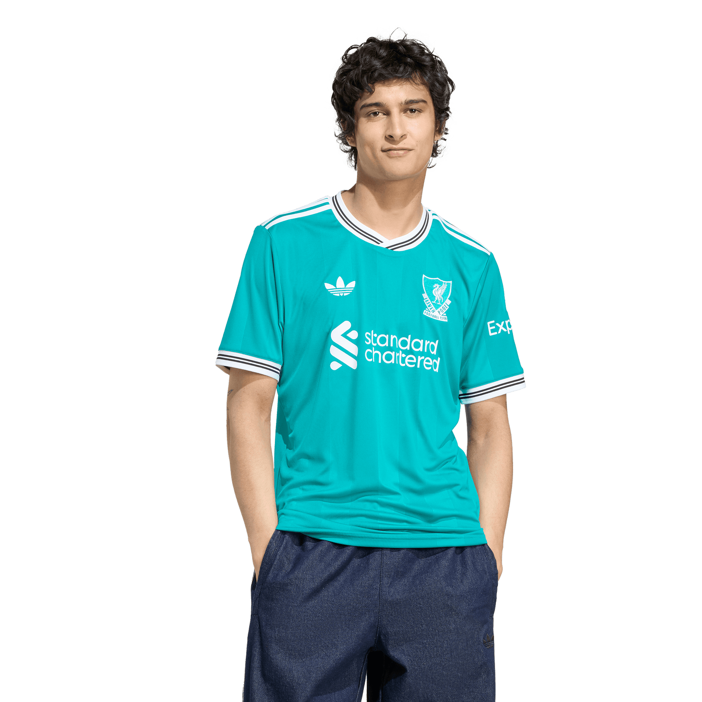 adidas Liverpool  25/26 Third Soccer Jersey | Green-White | Men's