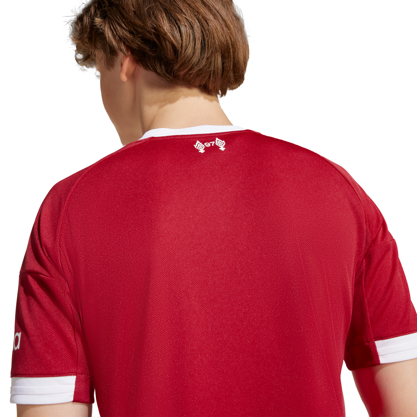 adidas Liverpool 25/26 Home Soccer Jersey | Red/White | Kid's