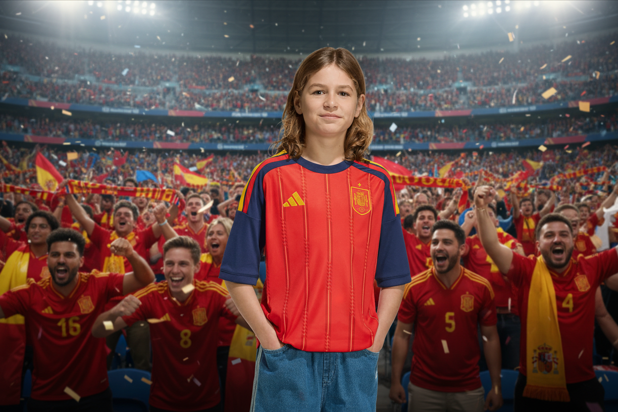 adidas Spain 26 Home Jersey | Vivid Red | Kid's