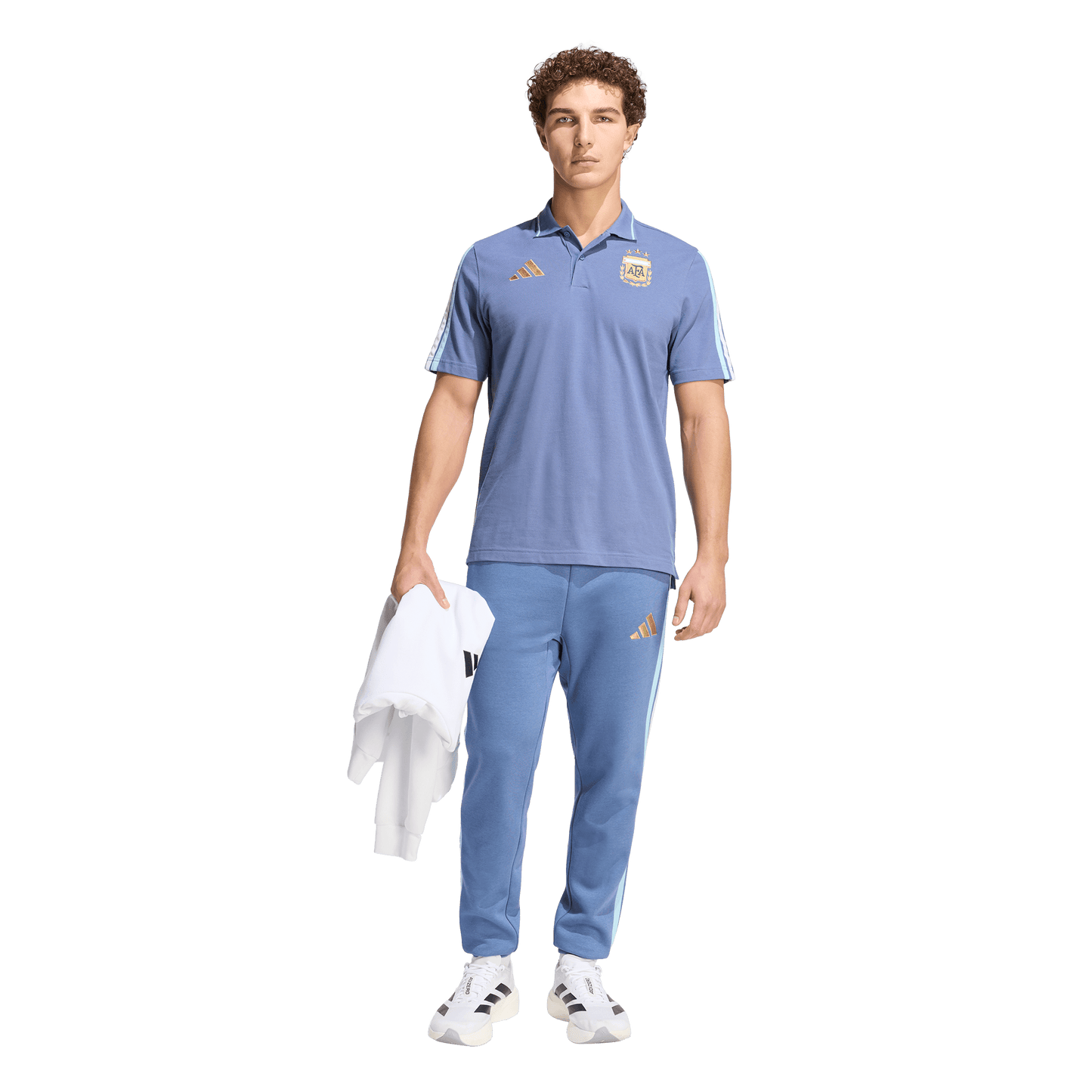 adidas Argentina 26 DNA Polo | Crew Blue | Men's