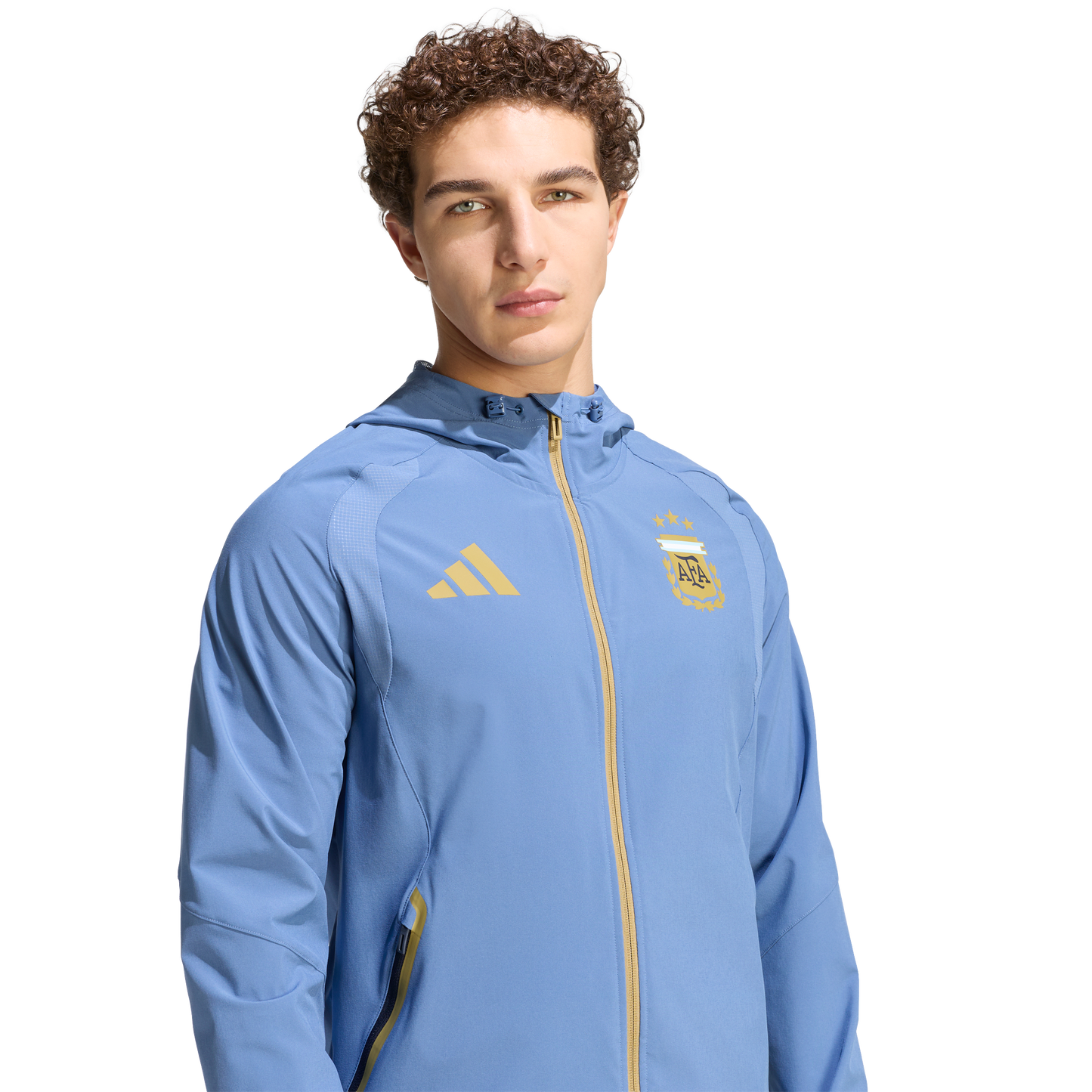 adidas Argentina 26 Tiro Travel Full Zip | Crew Blue | Men's