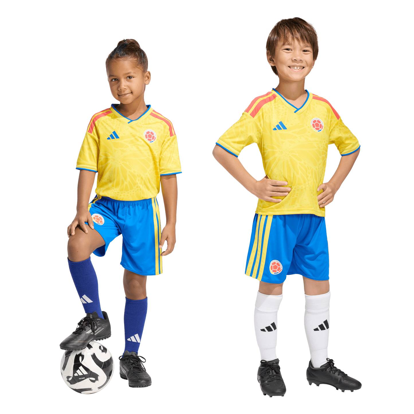 adidas Colombia 26 Home Mini Kit | Yellow / Royal Blue | Kid's