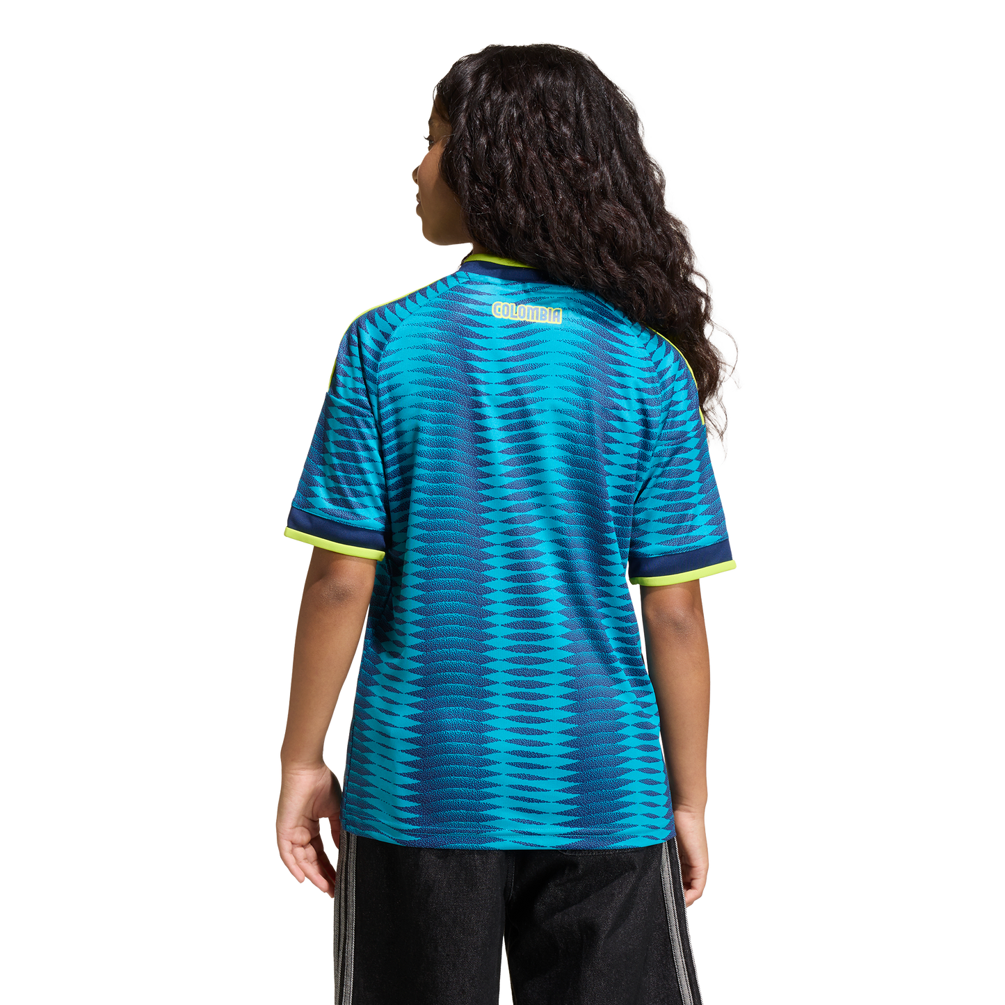 adidas Colombia 26 Away Kids Jersey | Navy Blue / Petrol | Kid's