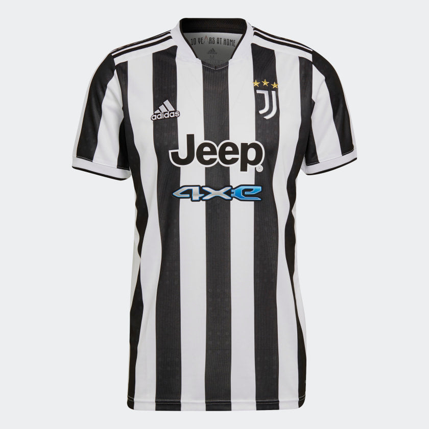 adidas JUVENTUS 21/22 HOME Soccer Jersey | White-Black | Men's