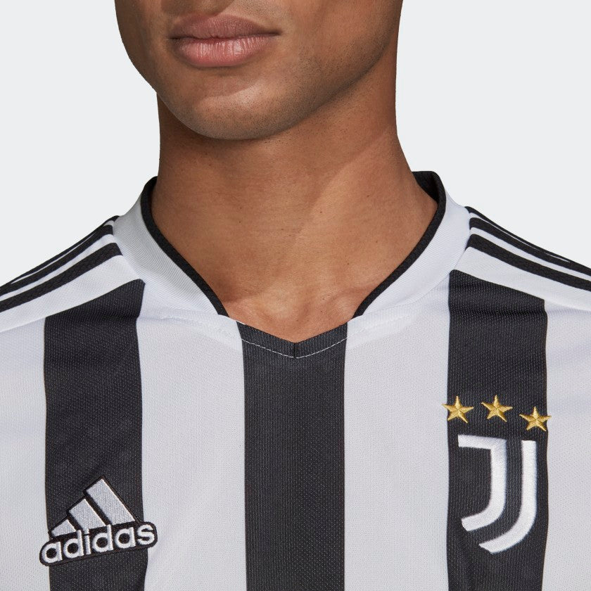 adidas JUVENTUS 21/22 HOME Soccer Jersey | White-Black | Men's