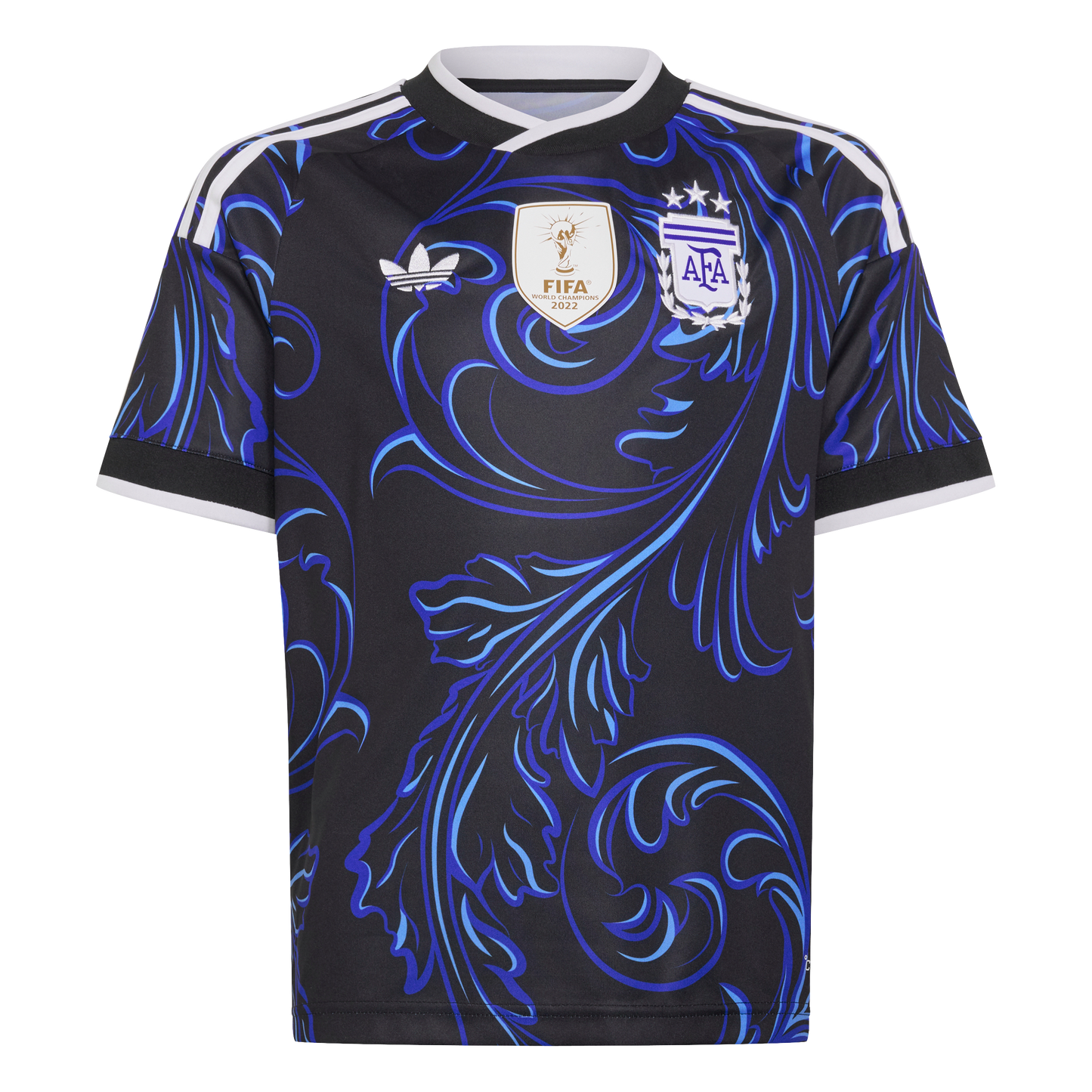 adidas Argentina 26 Away Kids Jersey | Black/Lucid Blue | Kid's