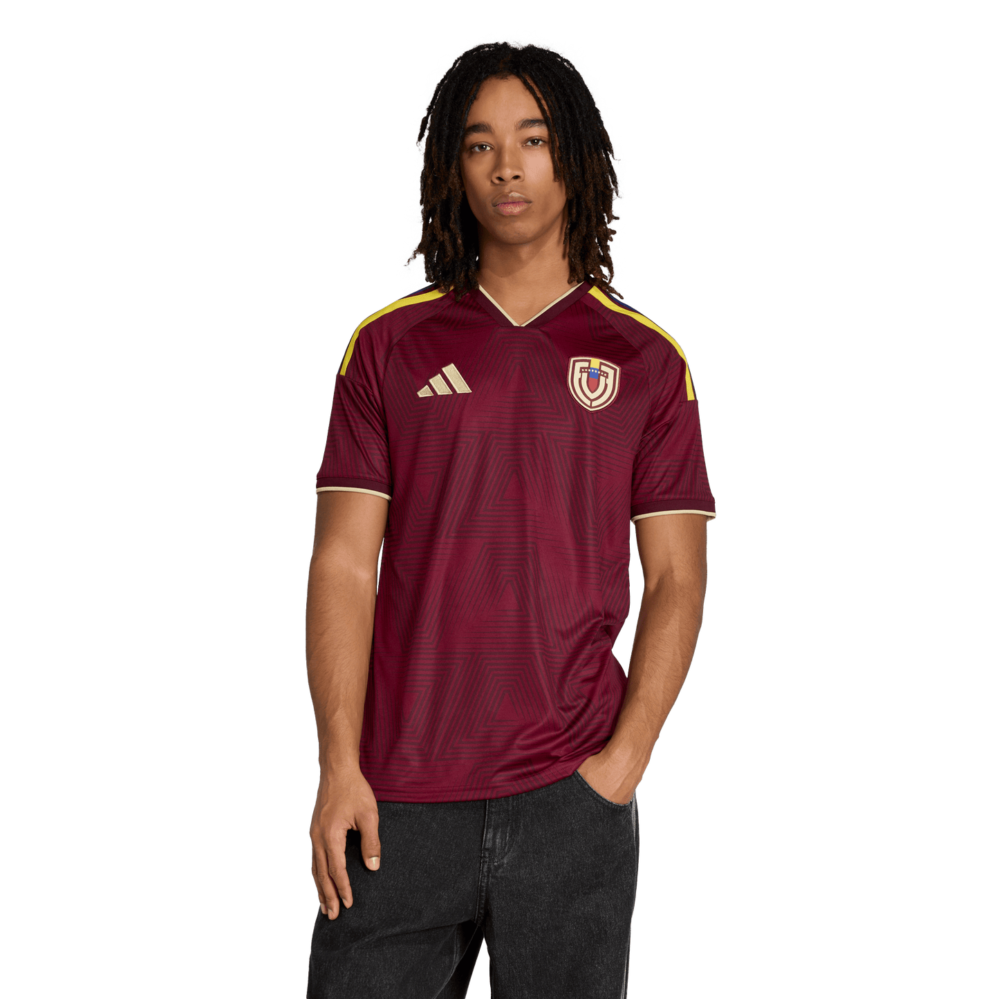 adidas Venezuela 26 Home Jersey | Team Coll Burgundy | Men's