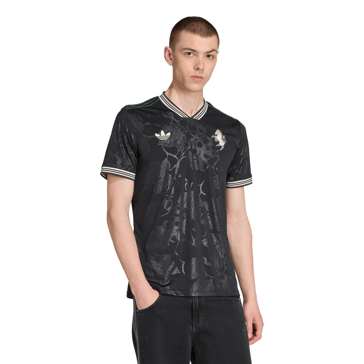 adidas JUVENTUS 25/26 THIRD Soccer Jersey | Black / Ecru Tint | Men's
