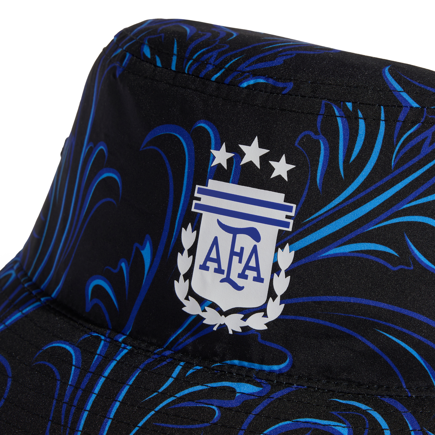 adidas Argentina 26 Bucket Hat | Black / Lucid Blue / White