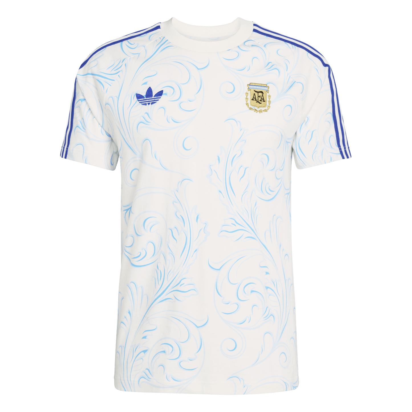 adidas Argentina Originals All Over Print T-Shirt | Off White | Men's